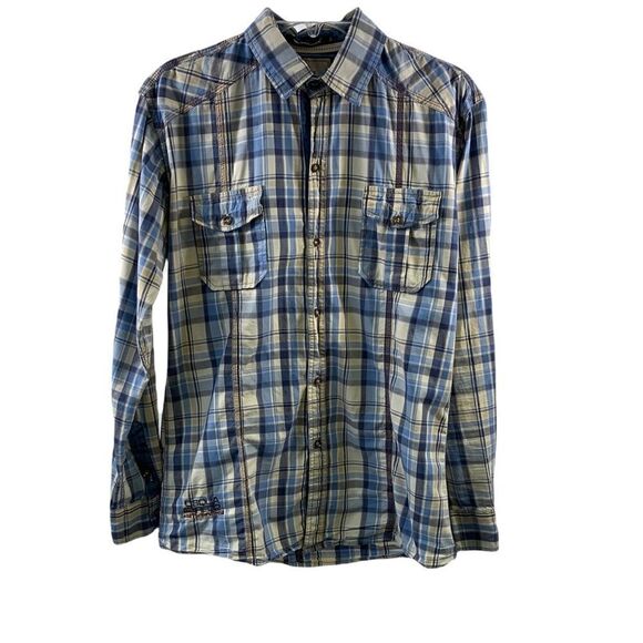 DSQUARED2 Long Sleeve Plaid Buttoned Shirt Size XXL - Picture 1 of 12